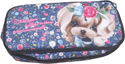 Back Me Up Yorke Margie Pencil Case Barrel with 2 Compartments Multicolored