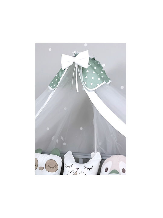 Baby Star Baby Mosquito Net for Room made of Green Tulle 520x180cm