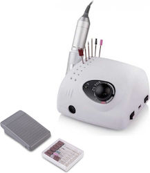 Nail Power Drill 35000rpm with Pedal 65W White