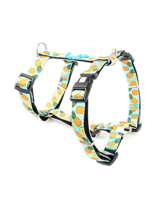 Max & Molly Dog Harness Sweet Pineapple Green Small 15mm x 41-52cm ΜΜ01408