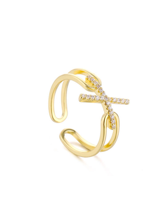 Intimonna Women's Ring Gold Plated