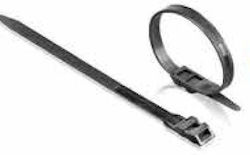 Panafix 2ΜΑΝΔ Kunststoff Kabelbinder 235mmx90mm in Schwarz Farbe 08-00118-2