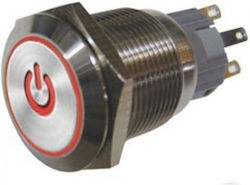 Rocker On-Off Switch with Lighting 01.087.0081