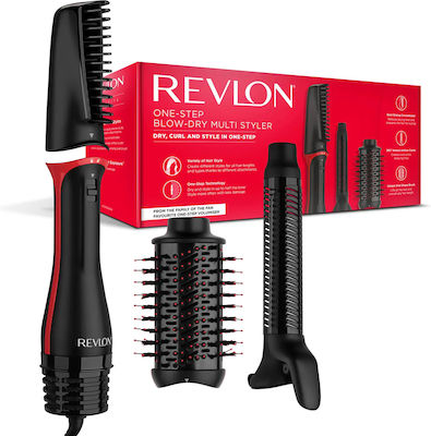 Revlon Ηλεκτρική Βούρτσα One-Step Blow Dry RVDR5333 με Αέρα για Ίσιωμα και Μπούκλες 1100W