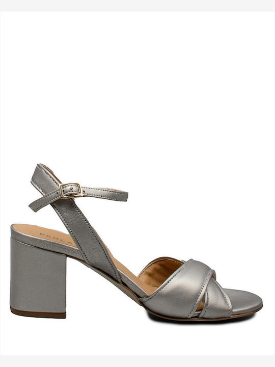 Paola Ferri Women's Sandals D7744 Pearly Silver D7744