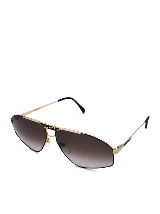 Rodenstock Sunglasses Μαύρα with Metal Frame & Brown Lens