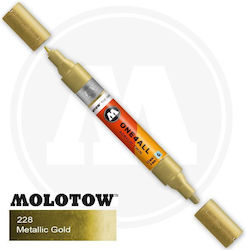 Molotow One4all Acrylic Marker 4mm Gold
