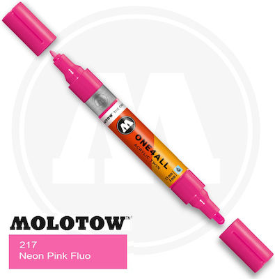 Molotow One4all Ακρυλικός Μαρκαδόρος 4mm Ροζ