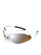 Champion Unisex Sunglasses with White Plastic Frame and Polarized Lens 5025 C02