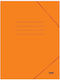 Next Folder with Rubber Band and Ears Orange 10pcs