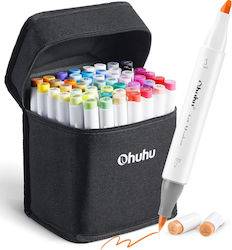 Ohuhu Permanent Markers Multicolour 48pcs