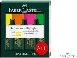 Faber-Castell Highlighters Multicolour 4pcs