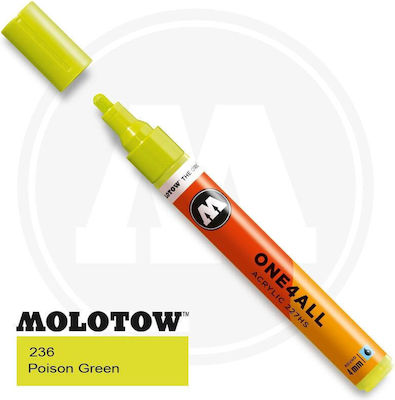 Molotow One4all Ακρυλικός Μαρκαδόρος 4mm Πράσινος