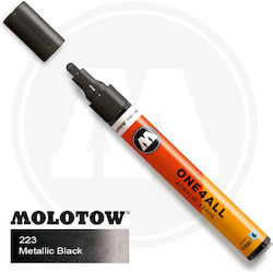 Molotow One4all Ακρυλικός Μαρκαδόρος Μαύρος 4mm