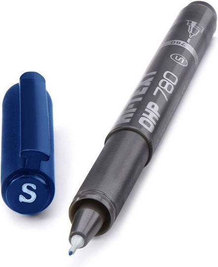 Etafelt Hi-Text Μαρκαδόρος Διαφανειών Μπλε 0.3mm
