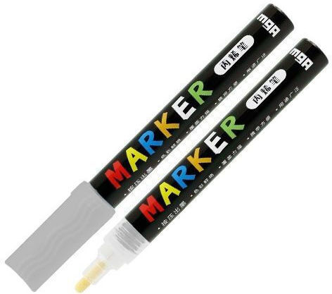 M&G Ακρυλικός Μαρκαδόρος Silver 2mm