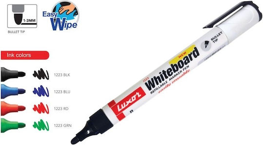 Luxor Marker pentru tablă 6mm Negru 1buc