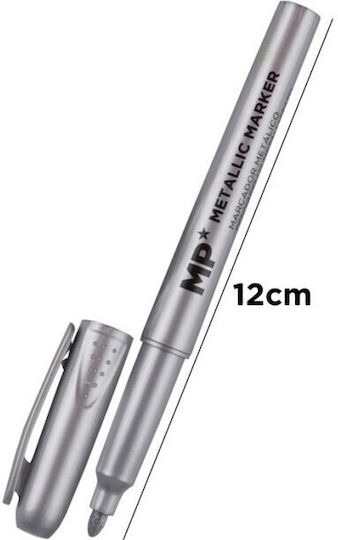 Madrid Papel Permanent Marker 2mm Silver