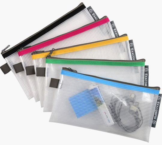 Exacompta Ordner Transparent mit Reißverschluss (Μiverse Farben)