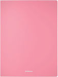 ErichKrause Clipboard with 4 Rings for Paper A4 Pink Pastel 1pcs