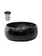 ML-Design Countertop Sink Ceramic 40x40x15.5cm Black