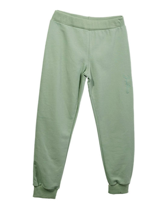 Joyce Kids Sweatpants With Jacket Green Girls
