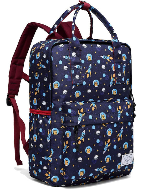 Bagtrotter Schulranzen Rucksack Kindergarten Blau 10Liter