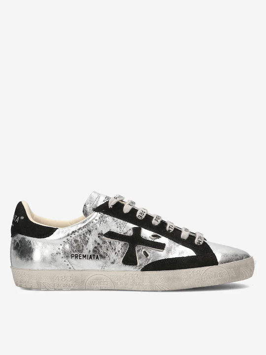 Premiata Damen Sneakers Silber