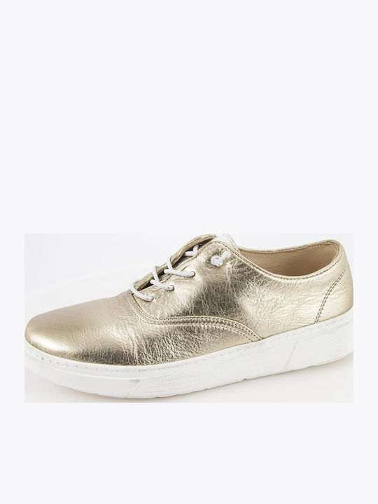 Damen Anatomisch Sneakers Gold