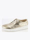 Damen Anatomisch Sneakers Gold