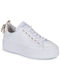 Γυναικεία Flatforms Sneakers Λευκά