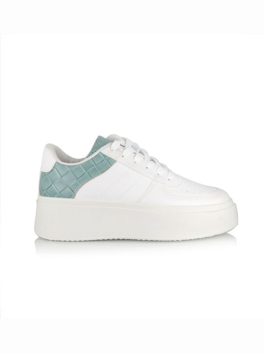 Malesa Flatforms Sneakers White