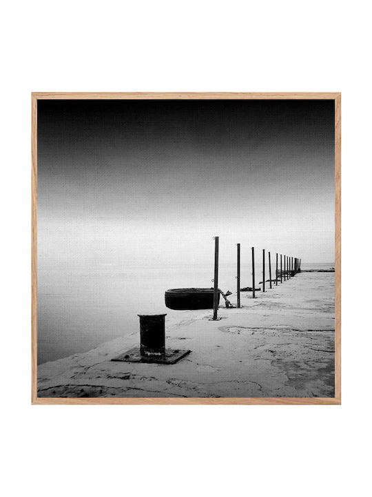 Walls Кей на морето Картина Платнен 60x60см