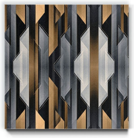 Walls Αφηρημένη Τέχνη Πίνακας σε Καμβά 80x80cm
