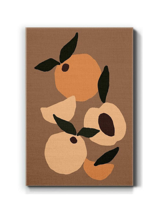 Walls Peaches Illustration Art Painting on Canv...