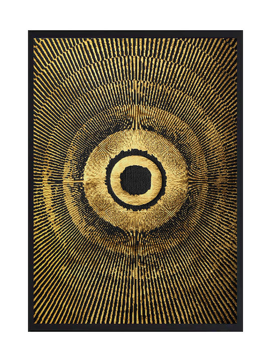 Walls Χρυσοί Κύκλοι Πίνακας σε Καμβά 15x20cm