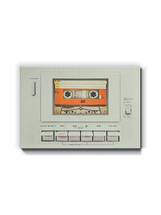 Walls Vintage Cassette Player Canvas Painting 2...