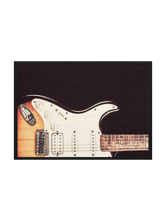 Walls Electric Guitar Painting on Canvas 20x15cm