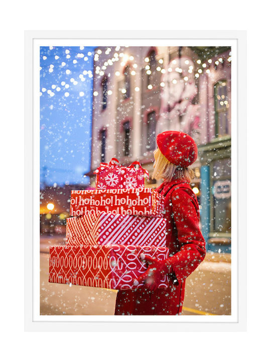 Walls Poster Christmas Κάδρο Ξύλινο 15x20cm