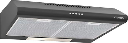 Hyundai Freestanding Vent Hood 60cm Black