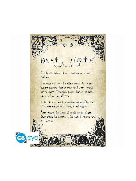 Poster Death Note Rules 61x91cm