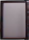 GS GS Fenster-Moskitonetz Schieben aus Fiberglas Braune mit Rahmen 240x150cm