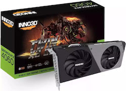 Inno 3D GeForce RTX 4060 8GB GDDR6 Twin X2 OC Κάρτα Γραφικών