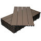 ECD Germany WPC Garden Decking Board 60x30cm