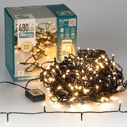480 Λαμπάκια LED 48μ. Θερμό Λευκό σε Σειρά