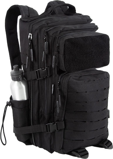 AMILA Tactical Στρατιωτικό Σακίδιο Πλάτης από Πολυεστέρα Μαύρο 28lt