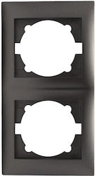 Redled Switch Frame 2 Positions Vertical Instal...