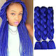 Hairpieces in Blue Color 60cm