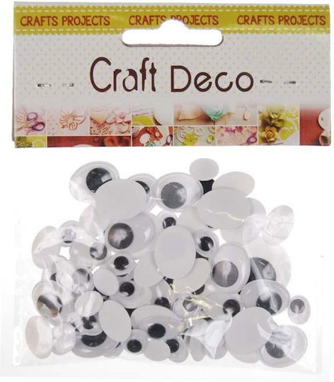 Next Ochi de artizanat 75buc în White Culoare