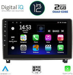 Digital IQ Car-Audiosystem für Peugeot 407 2004-2011 (Bluetooth/AUX/WiFi/GPS/Apple-Carplay) mit Touchscreen 9"